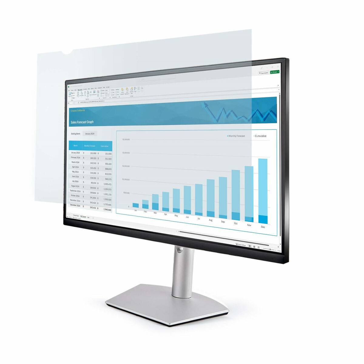 Filtro de Privacidad para Monitor Startech 2461-ANTI-BLUE-LIGHT