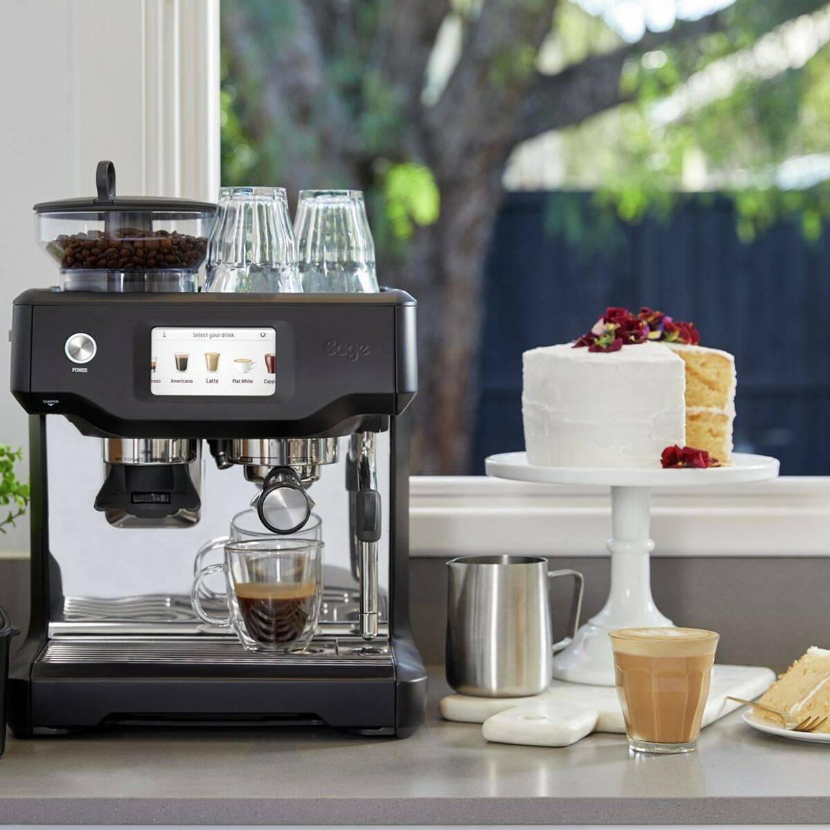 Cafetera Superautomática Sage SES880BTR4EEU1 Negro Acero 1680 W 2 L 250 g