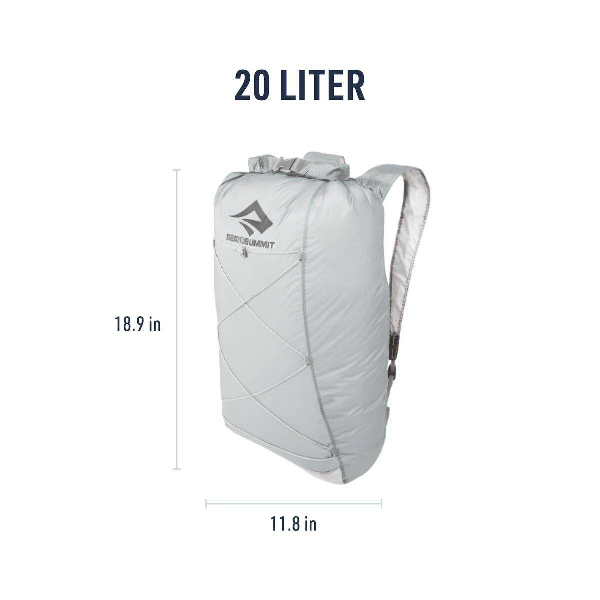 Mochila de Montaña Sea to Summit Ultra-Sil Dry Day Pack Gris Plateado 22 L