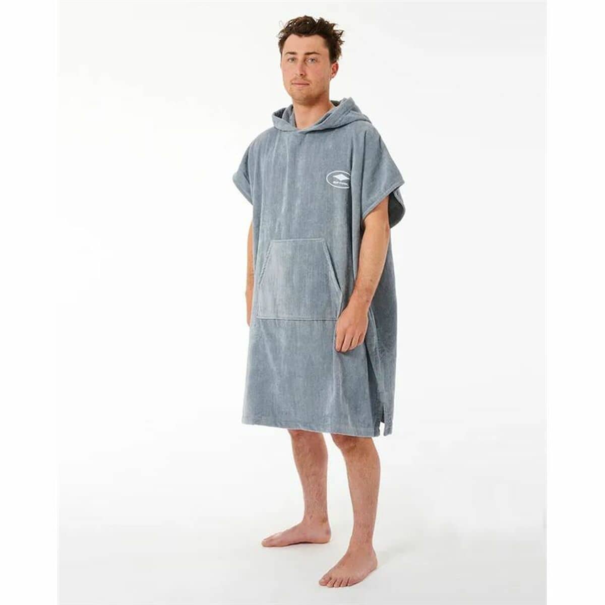 Poncho-Toalla con Capucha Rip Curl Logo Azul