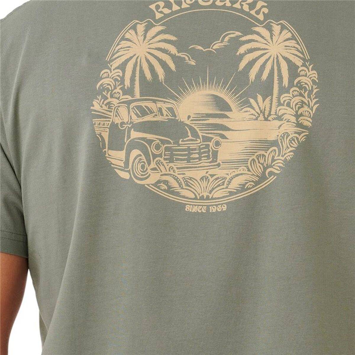 Camiseta de Manga Corta Hombre Rip Curl Surf Trip Tee Azul