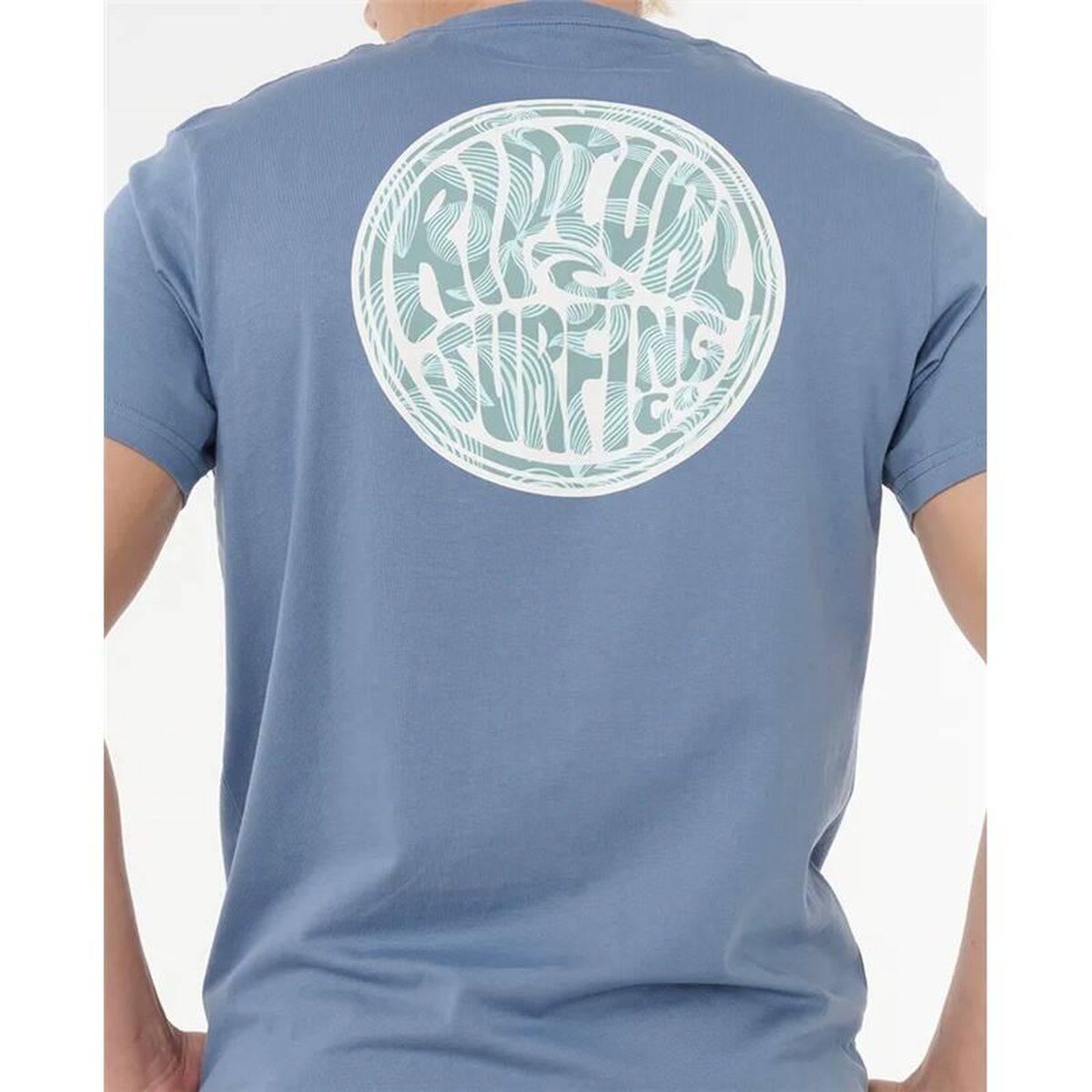Camiseta de Manga Corta Hombre Rip Curl Drifter Tee Azul