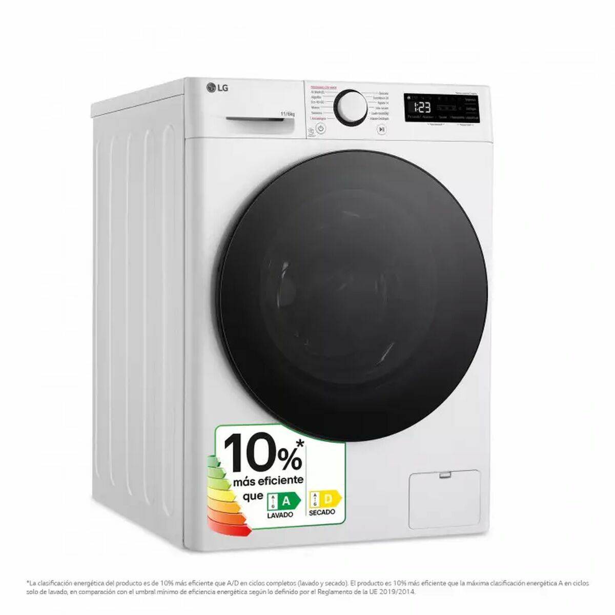 Lavadora-Secadora Inteligente LG F4DR6011AGW 11 kg/6 kg 1400 rpm