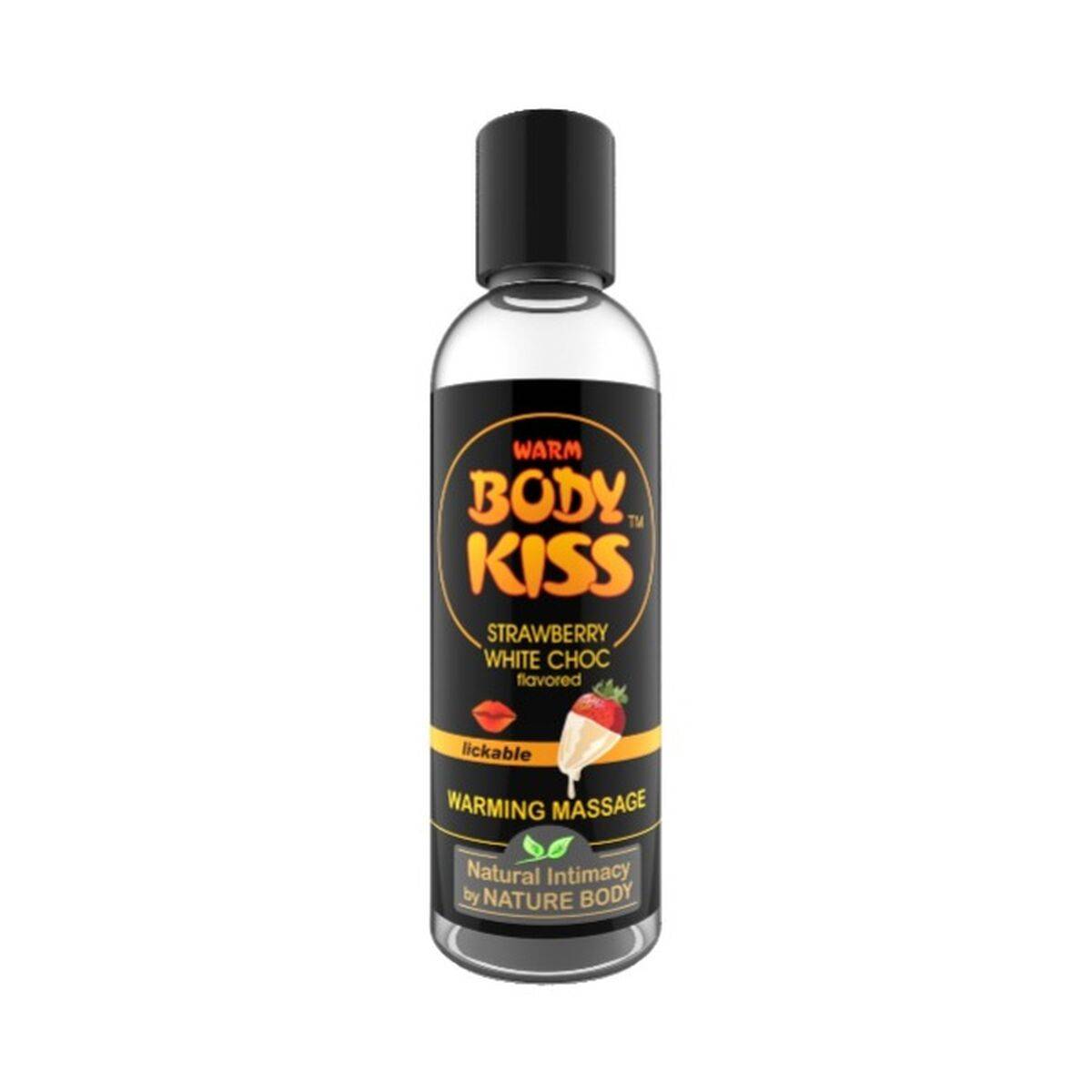 Lubricante Nature Body 100 ml Fresa Chocolate blanco Chocolate