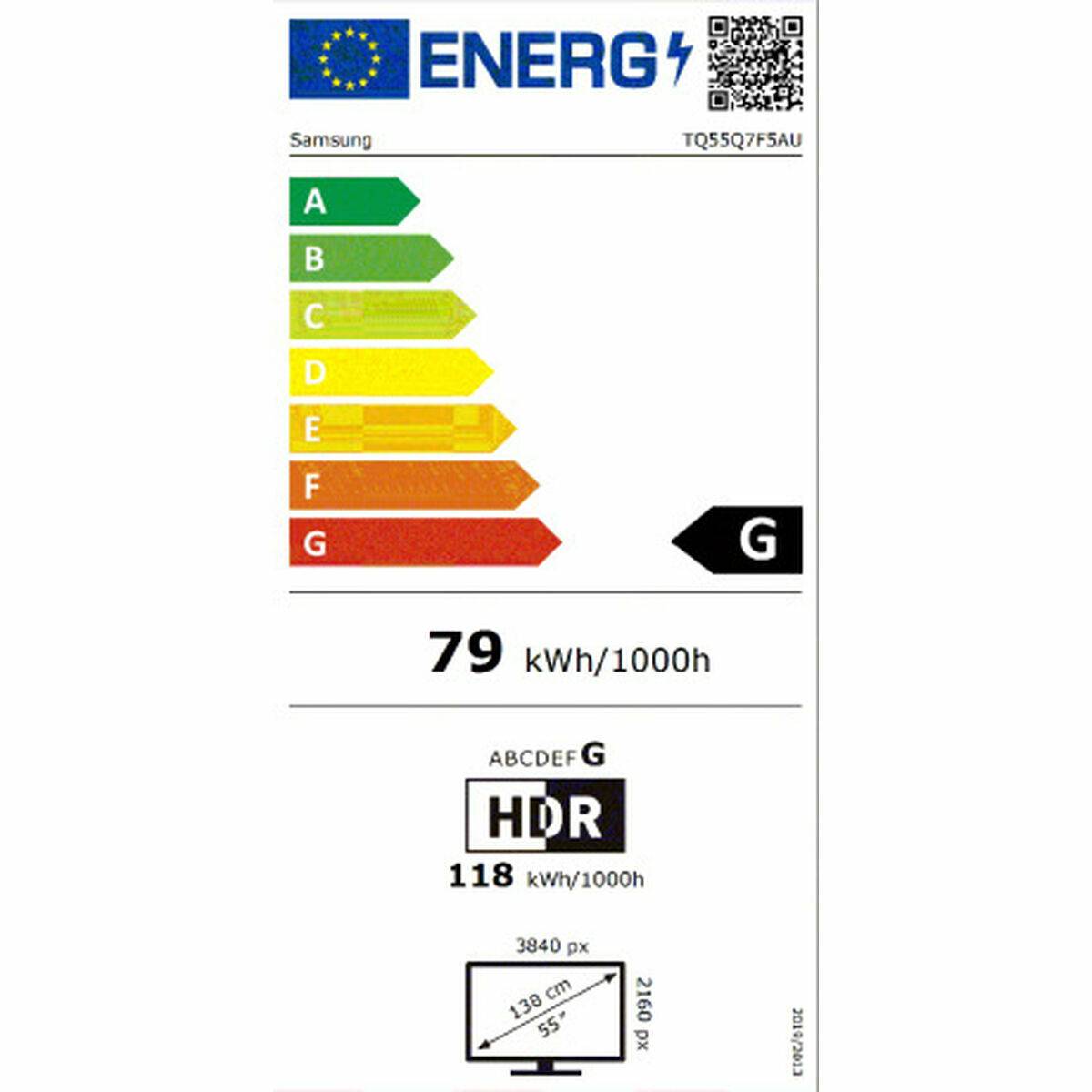Smart TV Samsung TQ55Q7F5 55" 4K Ultra HD HDR QLED