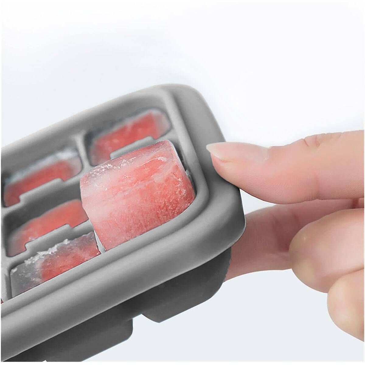 Molde para Cubitos de Hielo Quttin Silicona 24 x 10 x 2,5 cm (24 Unidades)