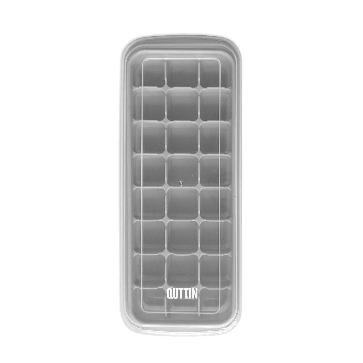 Molde para Cubitos de Hielo Quttin Silicona 24 x 10 x 2,5 cm (24 Unidades)