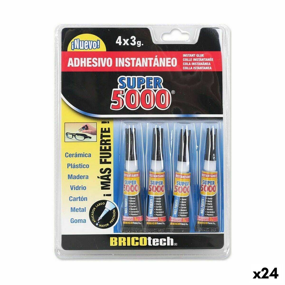 Adhesivo Instantáneo Bricotech Super 5000 3 g (24 Unidades)