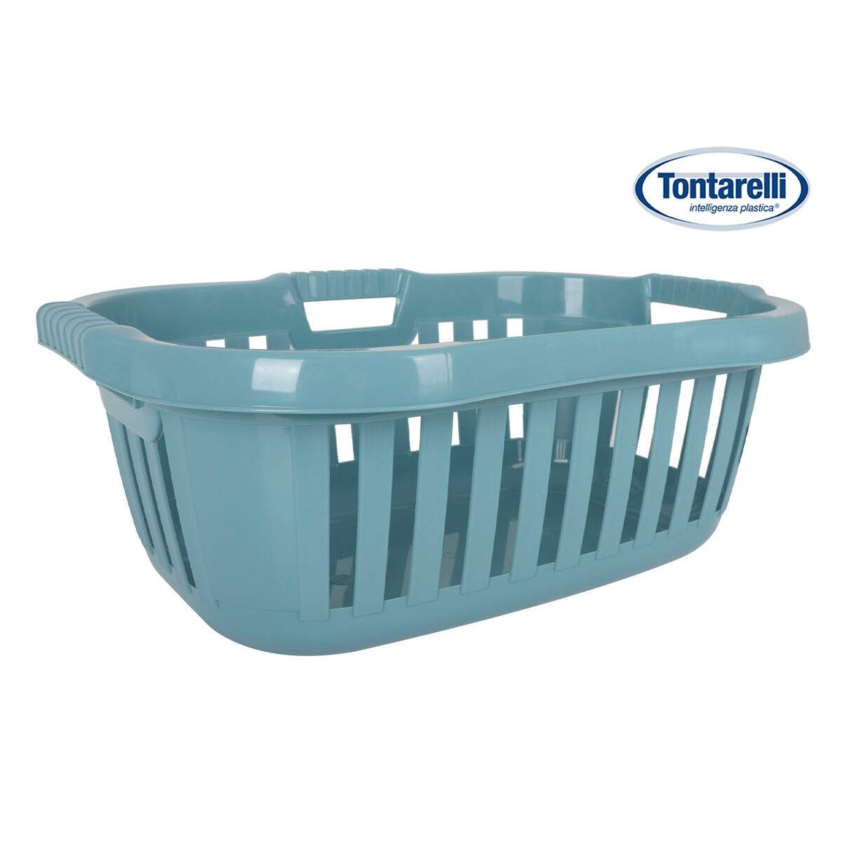 Cesto para la Ropa Tontarelli Hipster Azul 50 L 66 x 44 x 25 cm (6 Unidades)
