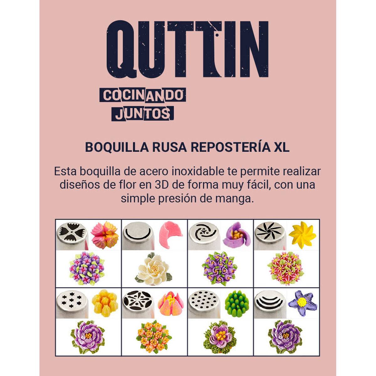 Boquillas para mangas pasteleras Quttin XL 48 Unidades