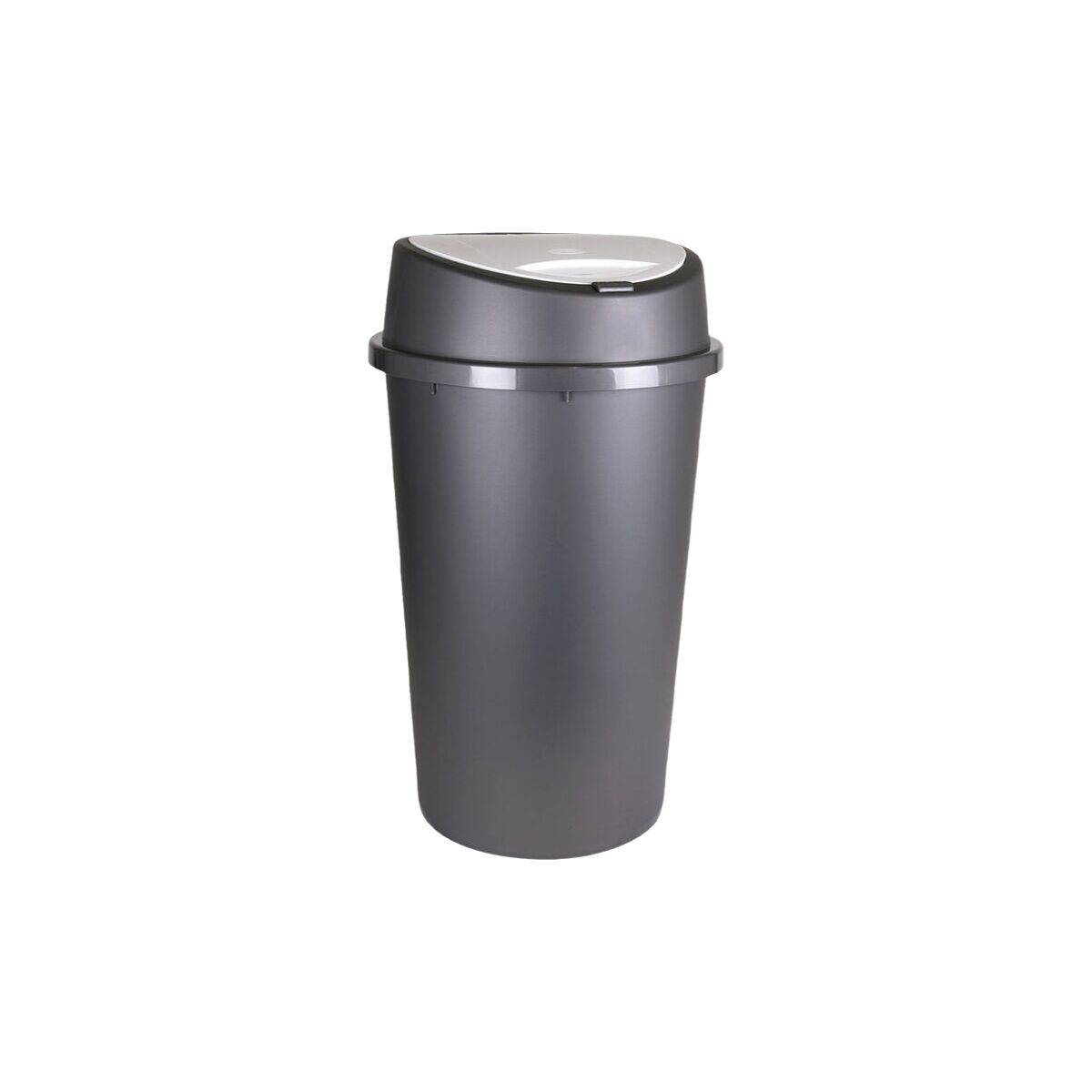 Cubo de basura Tontarelli Bingo Grafito 45 L (10 Unidades)