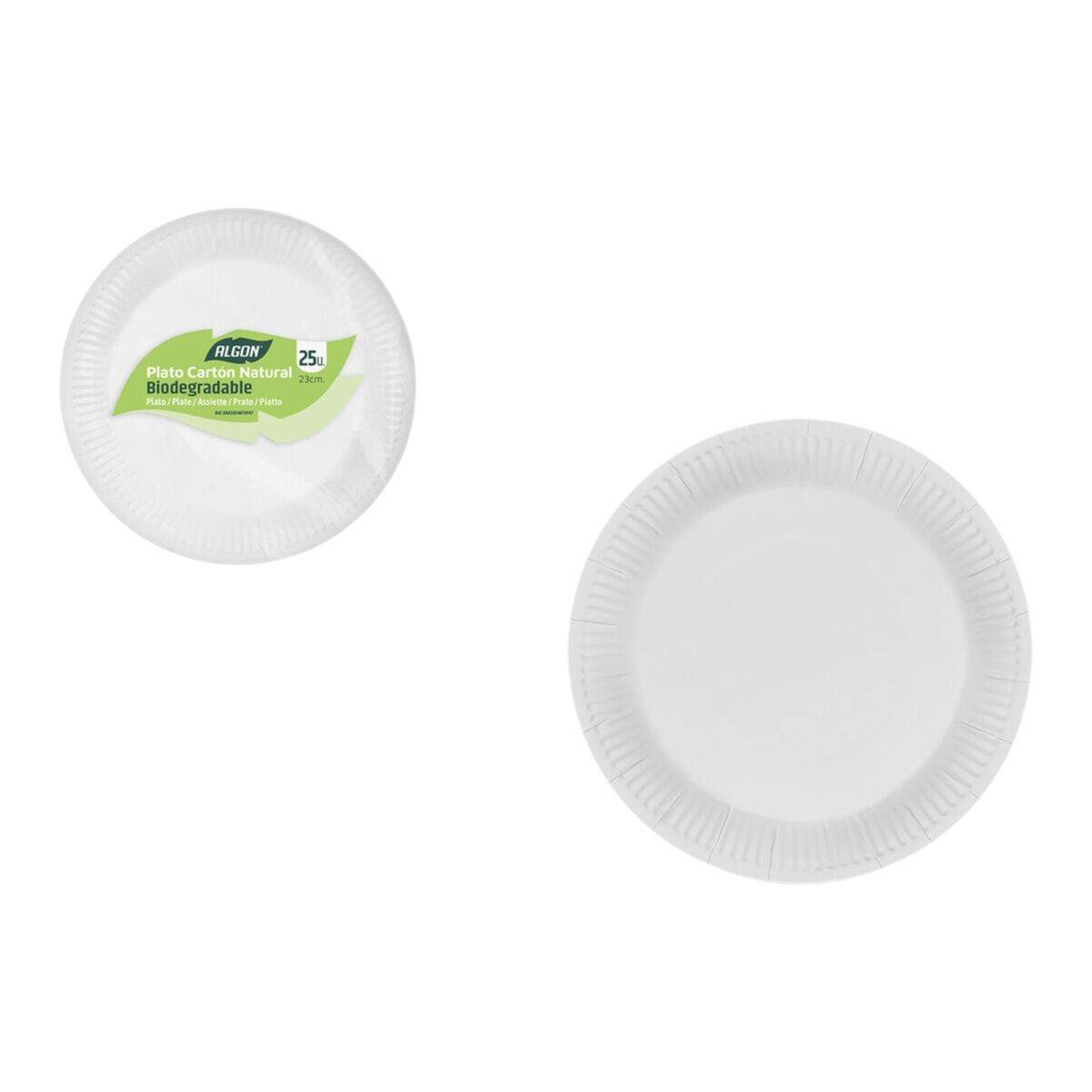 Set de Platos Algon 23 cm 25 Piezas (18 Unidades)