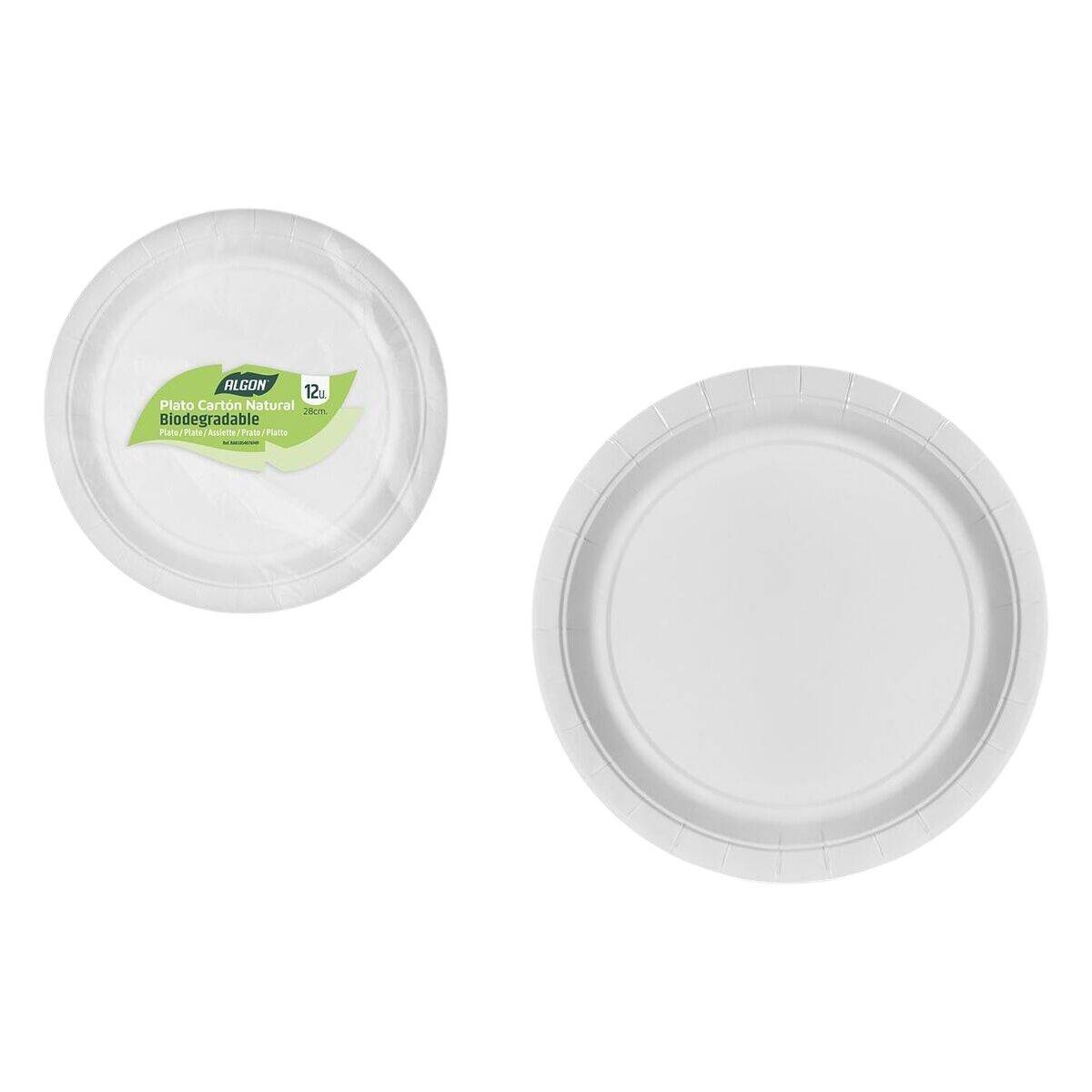 Set de Platos Algon 28 cm 12 Piezas (12 Unidades)