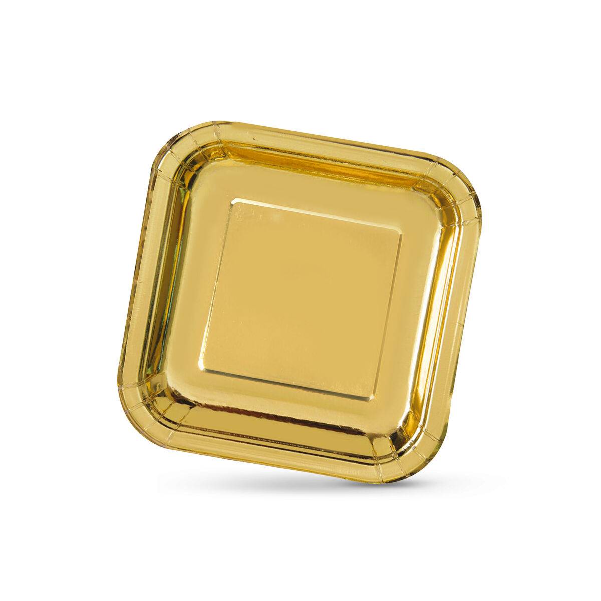 Set de Platos Algon Dorado 20 cm 10 Piezas (18 Unidades)