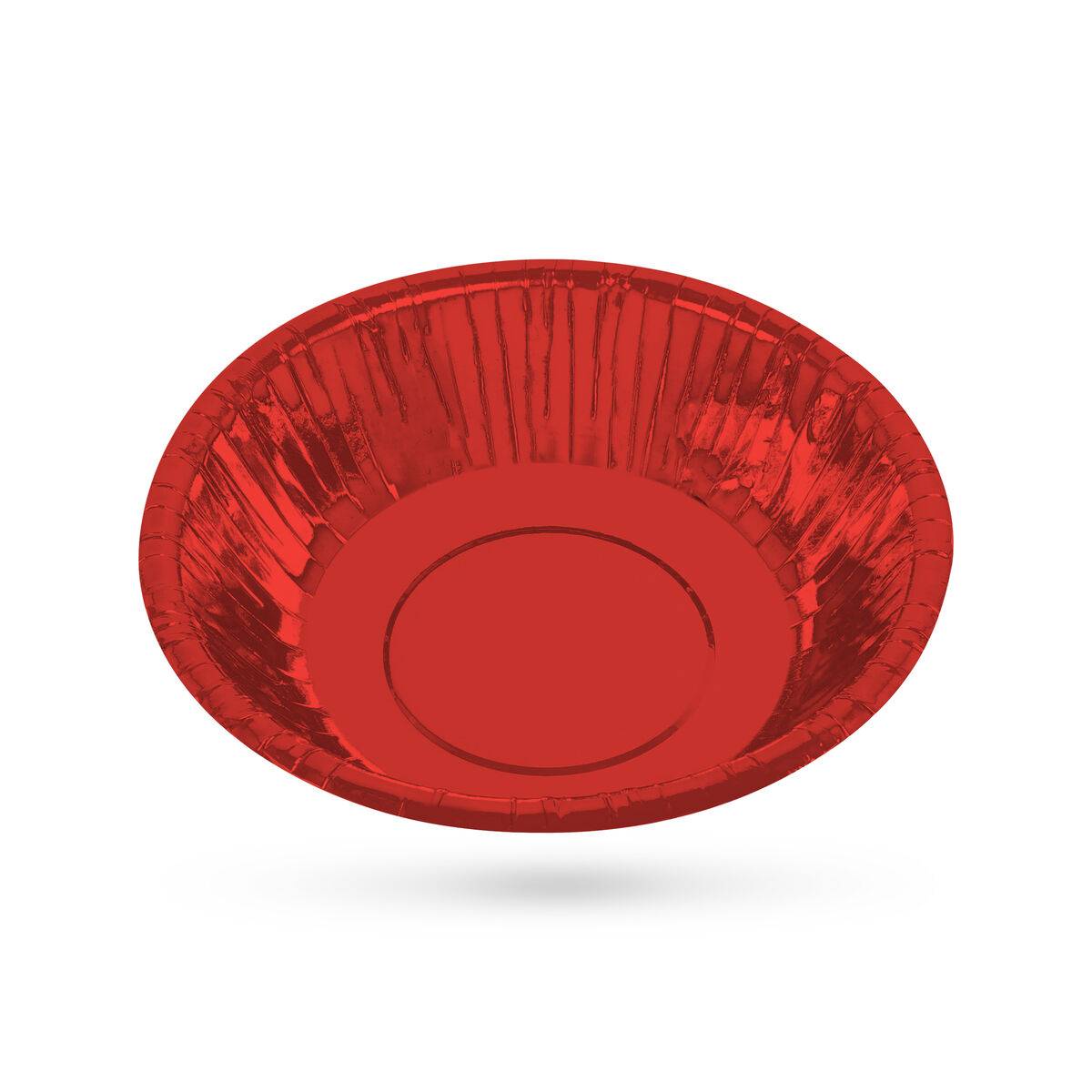 Set de Platos Algon Rojo 450 ml 6 Piezas (18 Unidades)