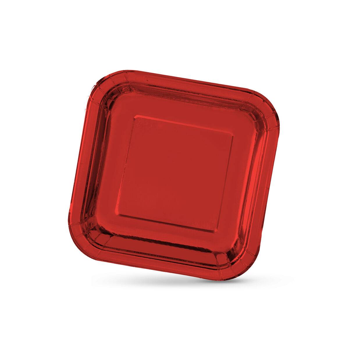 Set de Platos Algon Rojo 20 cm 10 Piezas (18 Unidades)