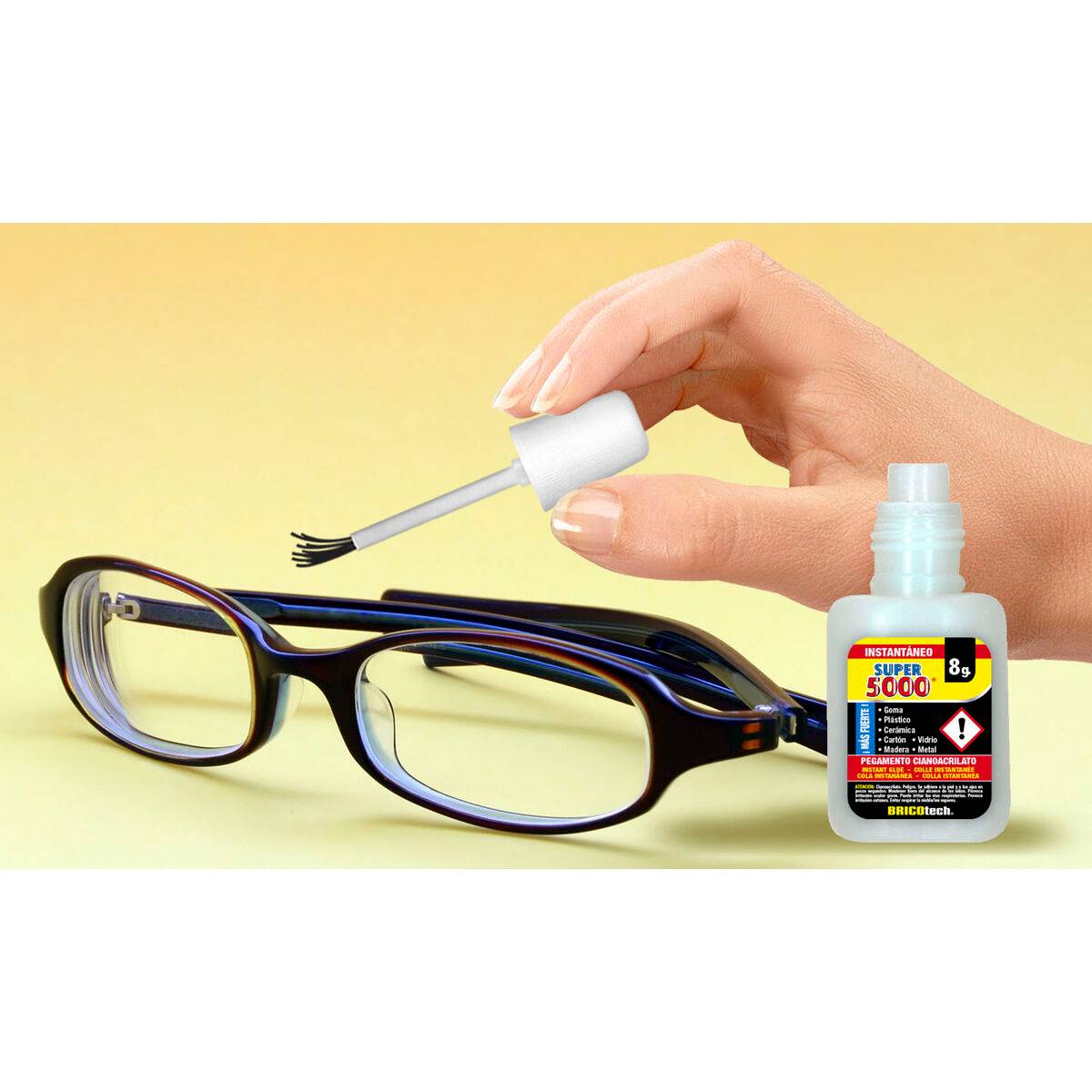 Adhesivo Instantáneo Bricotech Super 5000 8 g (24 Unidades)