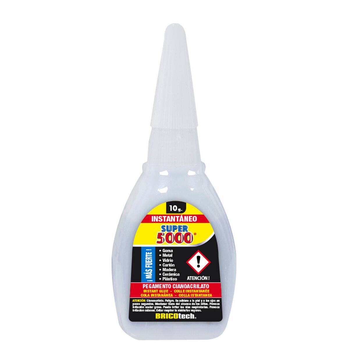 Adhesivo Instantáneo Bricotech Super 5000 10 g (24 Unidades)