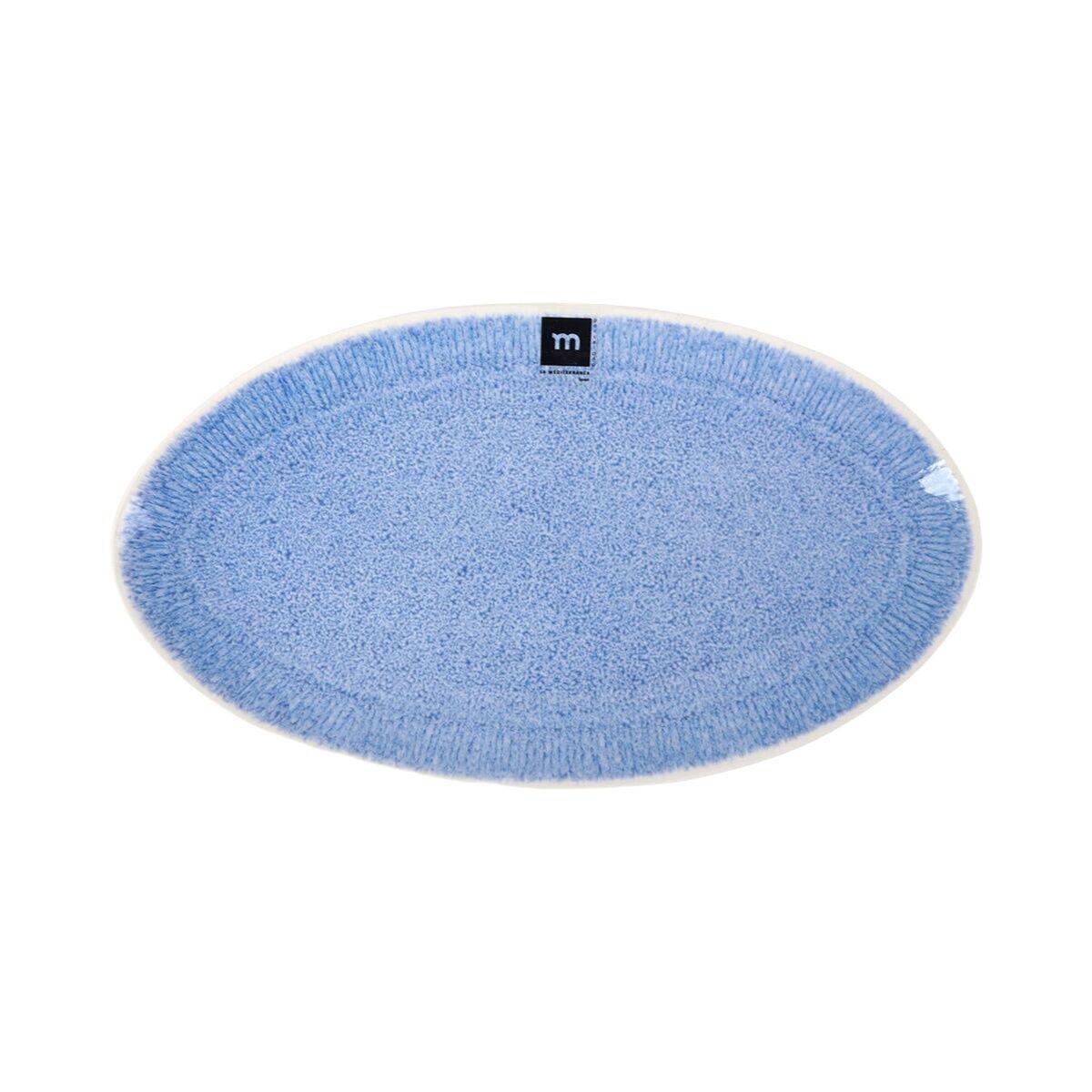 Fuente de Cocina La Mediterránea Calobra Azul 31 x 17,5 cm (24 Unidades)