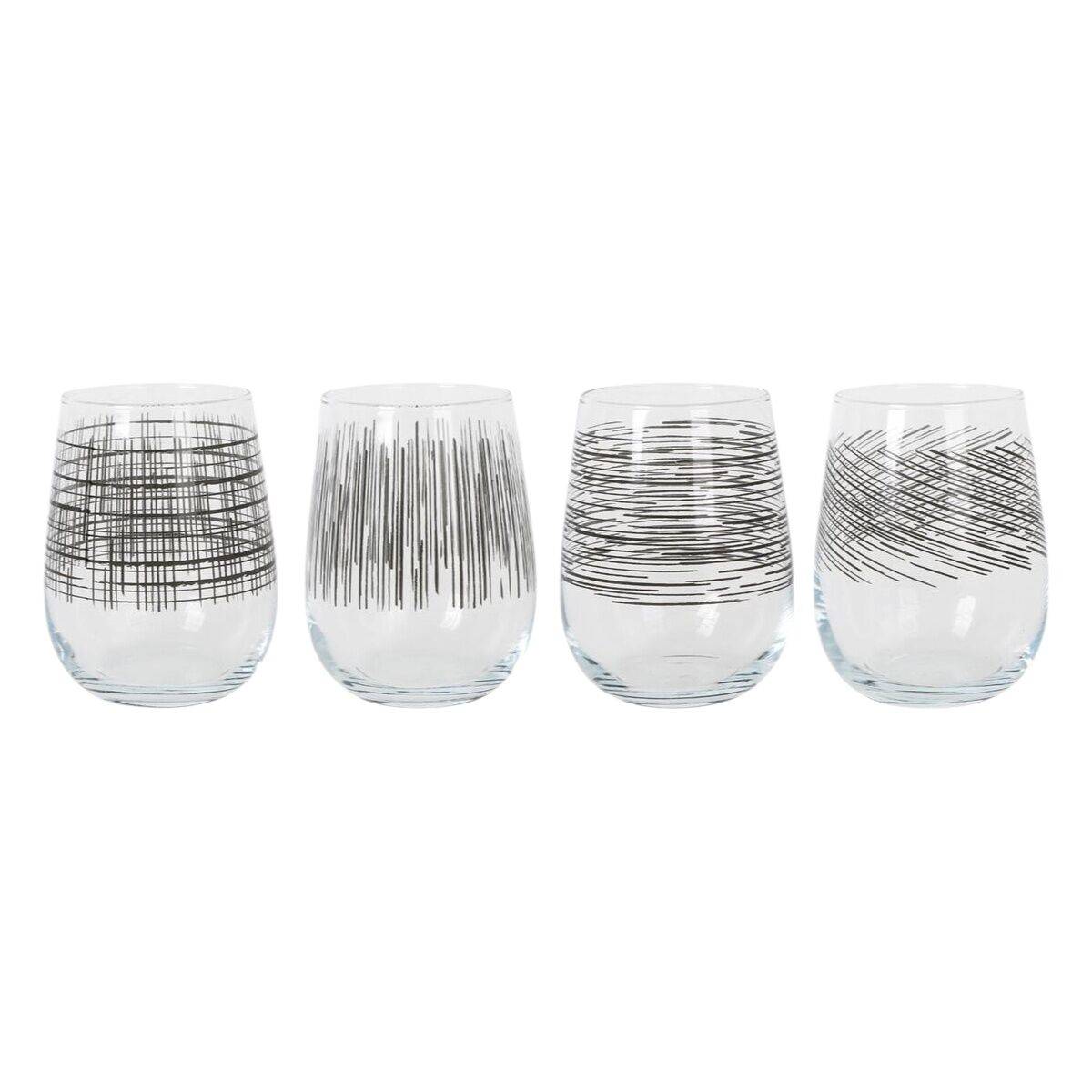 Set de Vasos LAV GAIA 4 Piezas (6 Unidades)