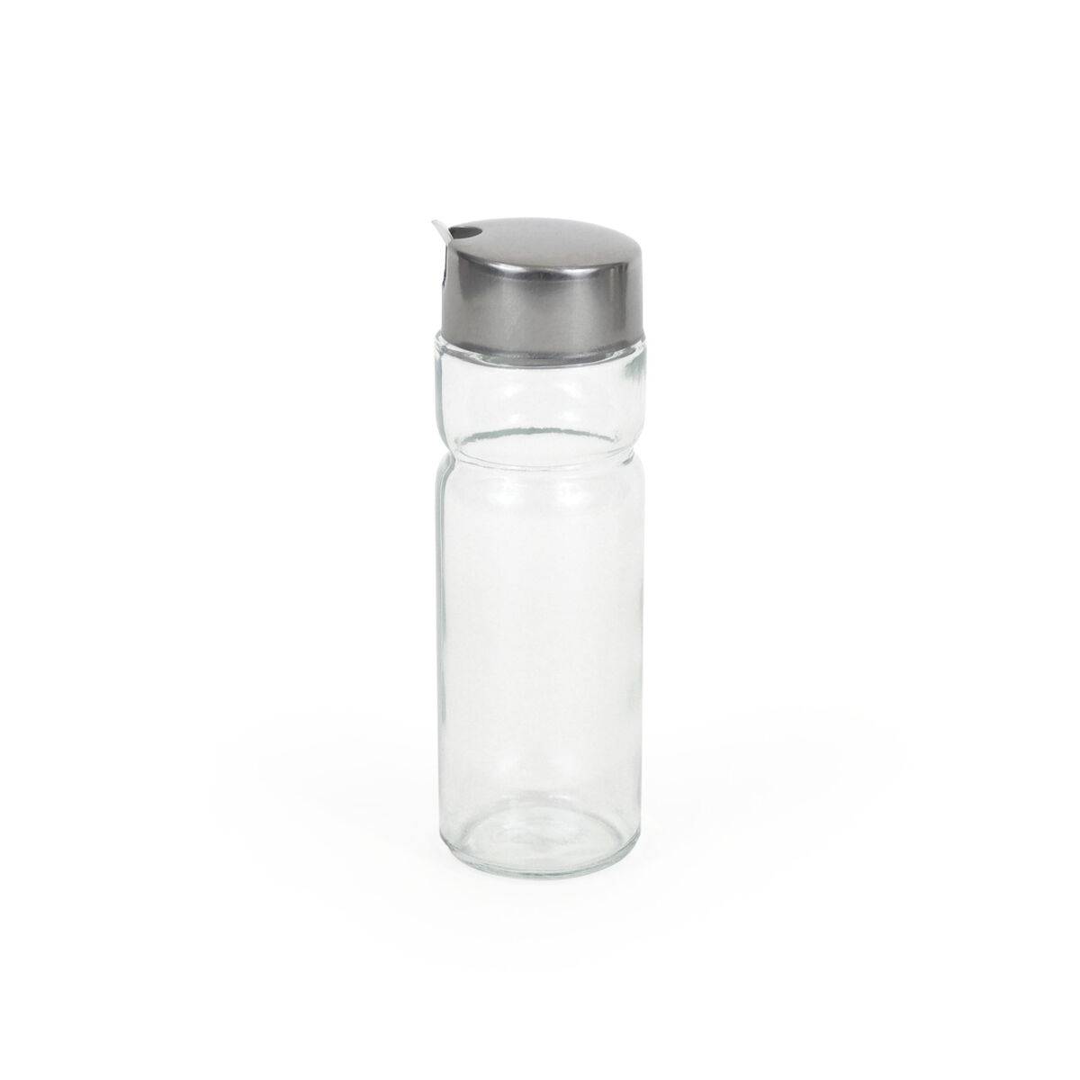Aceitera Quttin Transparente Plateado Vidrio 0,2 L 5 x 5 x 15 cm (24 Unidades)