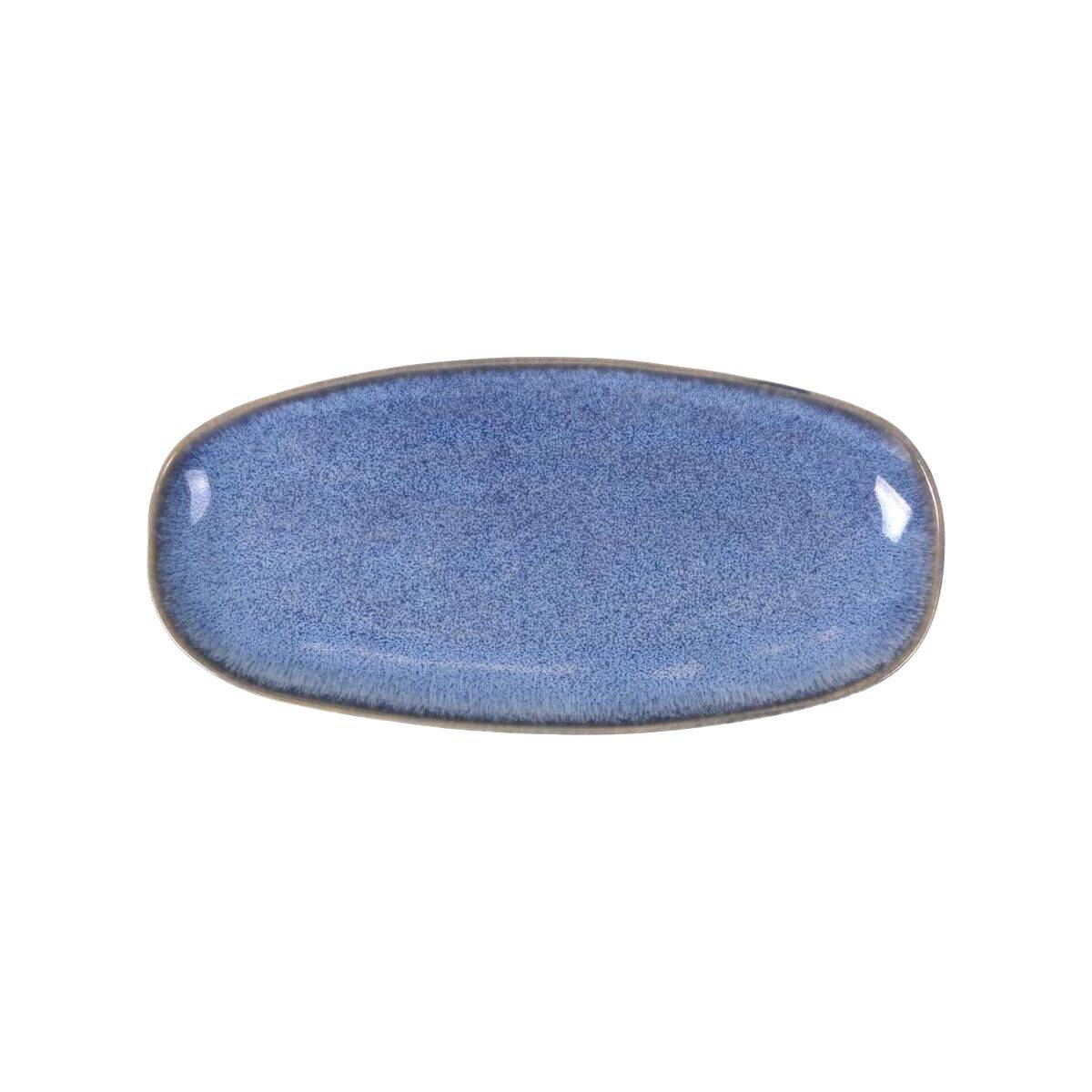 Fuente de Cocina La Mediterránea Macarella blue Ovalado 33 x 14,8 x 2,7 cm (12 Unidades)