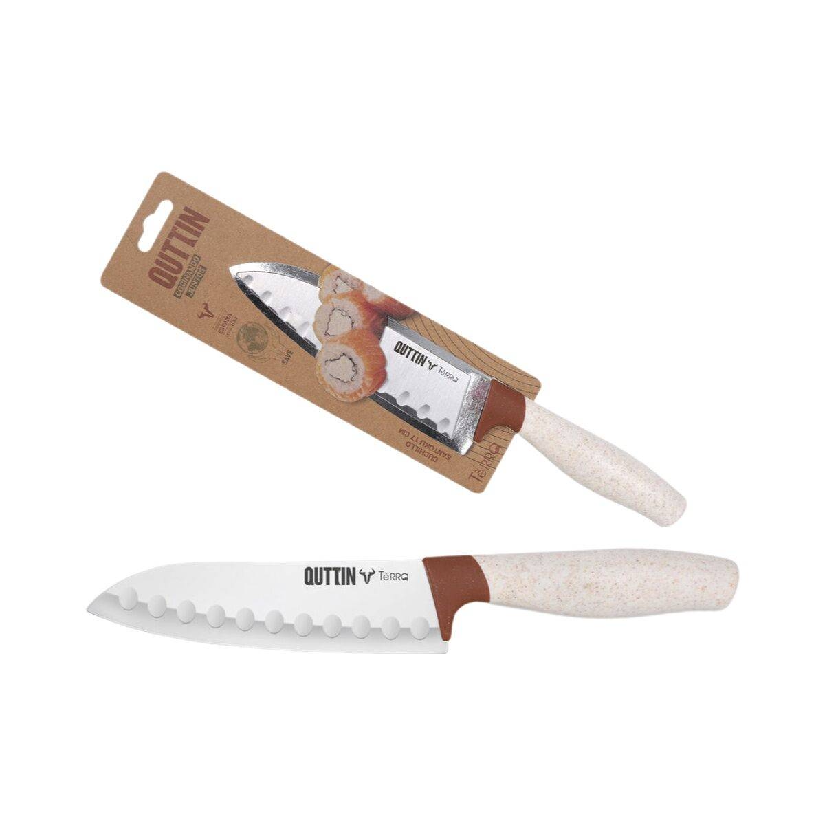 Cuchillo Santoku Quttin Terra 17 cm (24 Unidades)