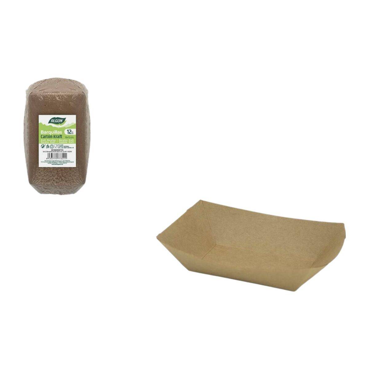 Set de Platos Algon 16 x 12 x 4 cm 12 Piezas (24 Unidades)
