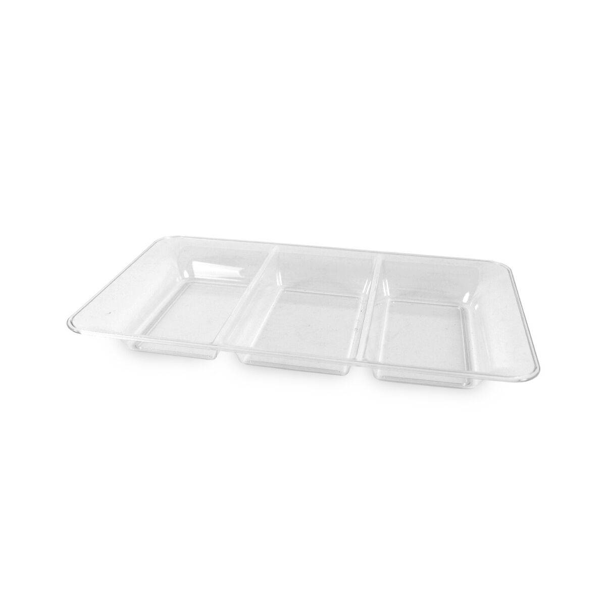 Bandeja de Aperitivos Algon Rectangular 36 x 23 cm (18 Unidades)