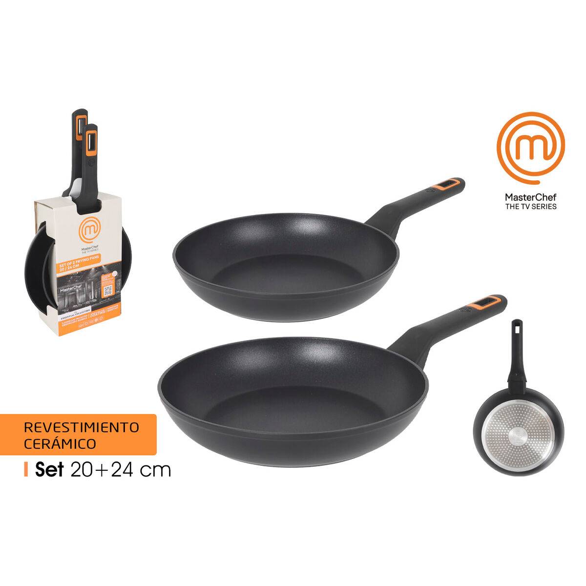 Juego de Sartenes MasterChef 2,5 mm (4 Unidades)