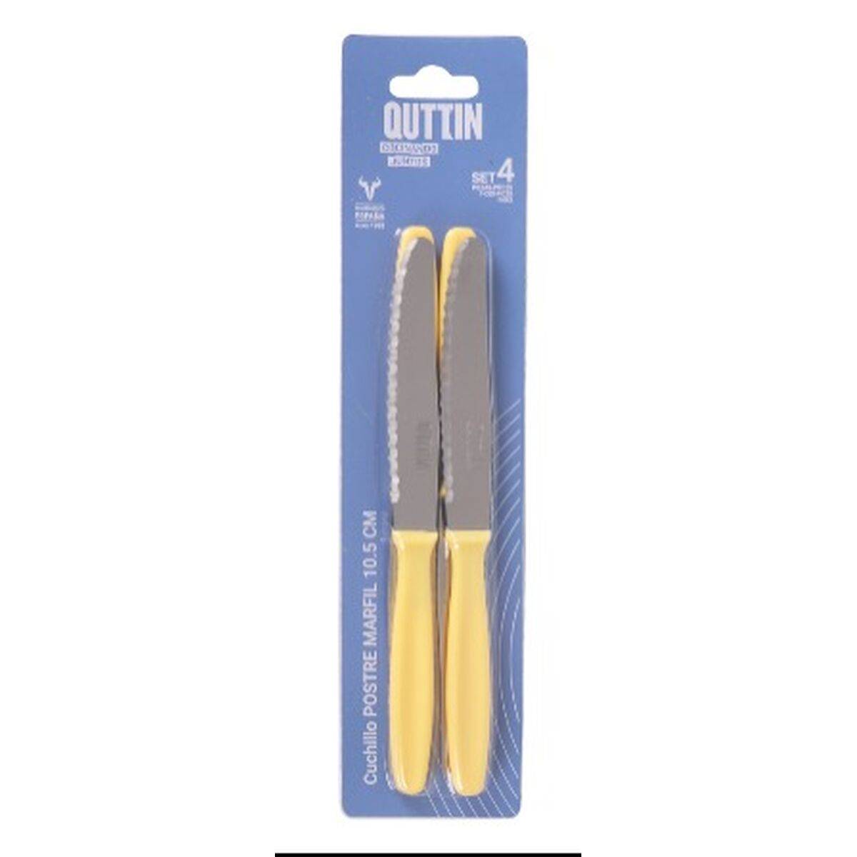 Cuchillo de Postre Quttin YVORY 4 Piezas (18 Unidades)