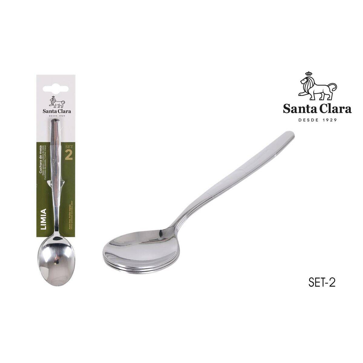 Cuchara de Postre Quttin Limia 2 Piezas (6 Unidades)