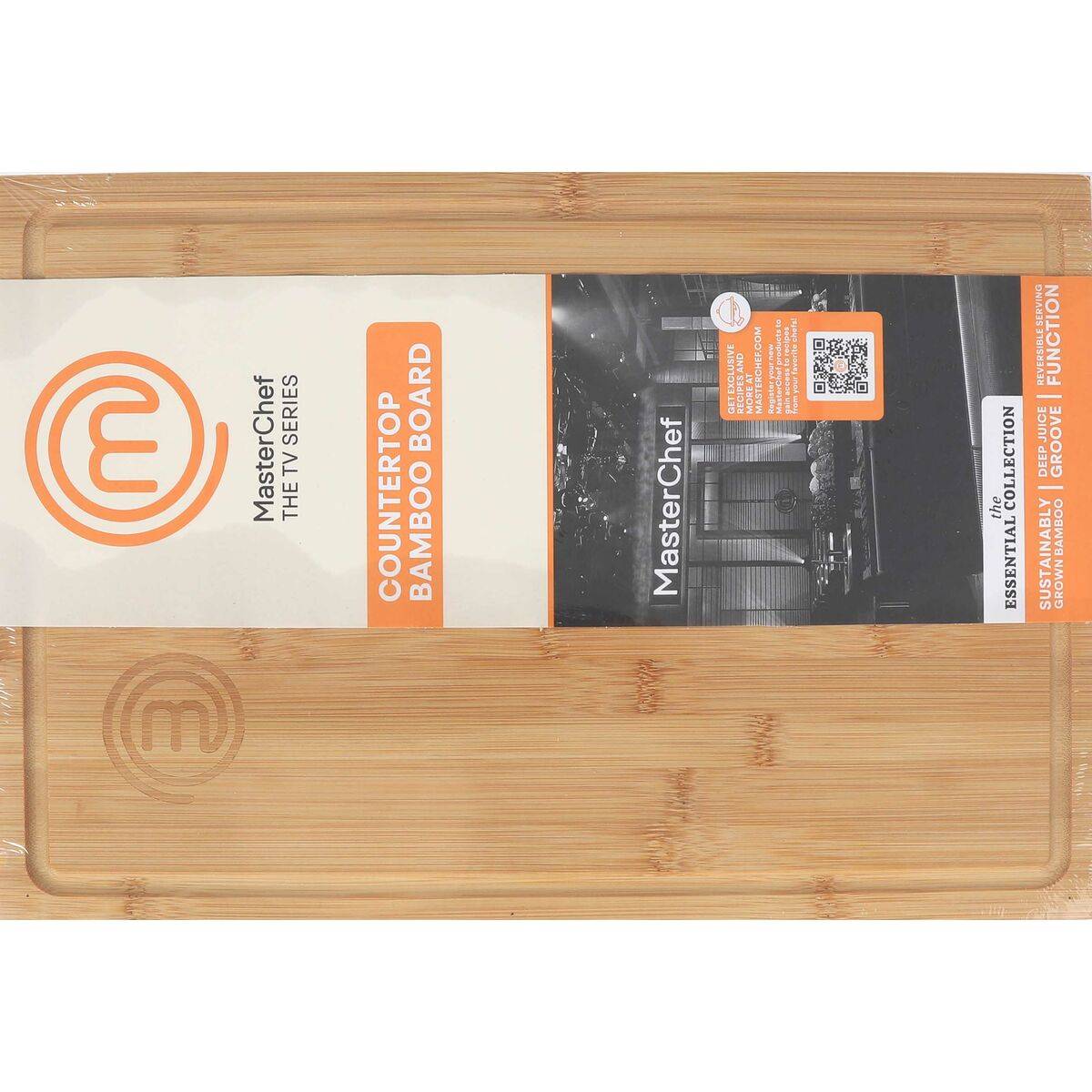 Tabla de cortar MasterChef ENCIMERA 38,5 x 26,5 x 1,5 cm + 2 cm (4 Unidades)