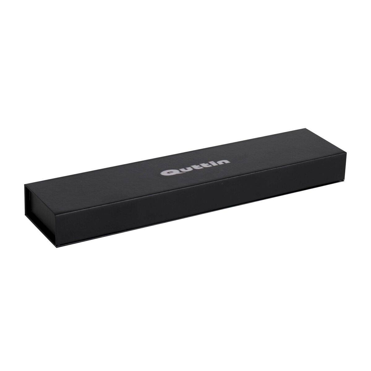 Cuchillo Pelador Quttin Damaskus Negro Plateado Acero Inoxidable 9 cm (2 Unidades)