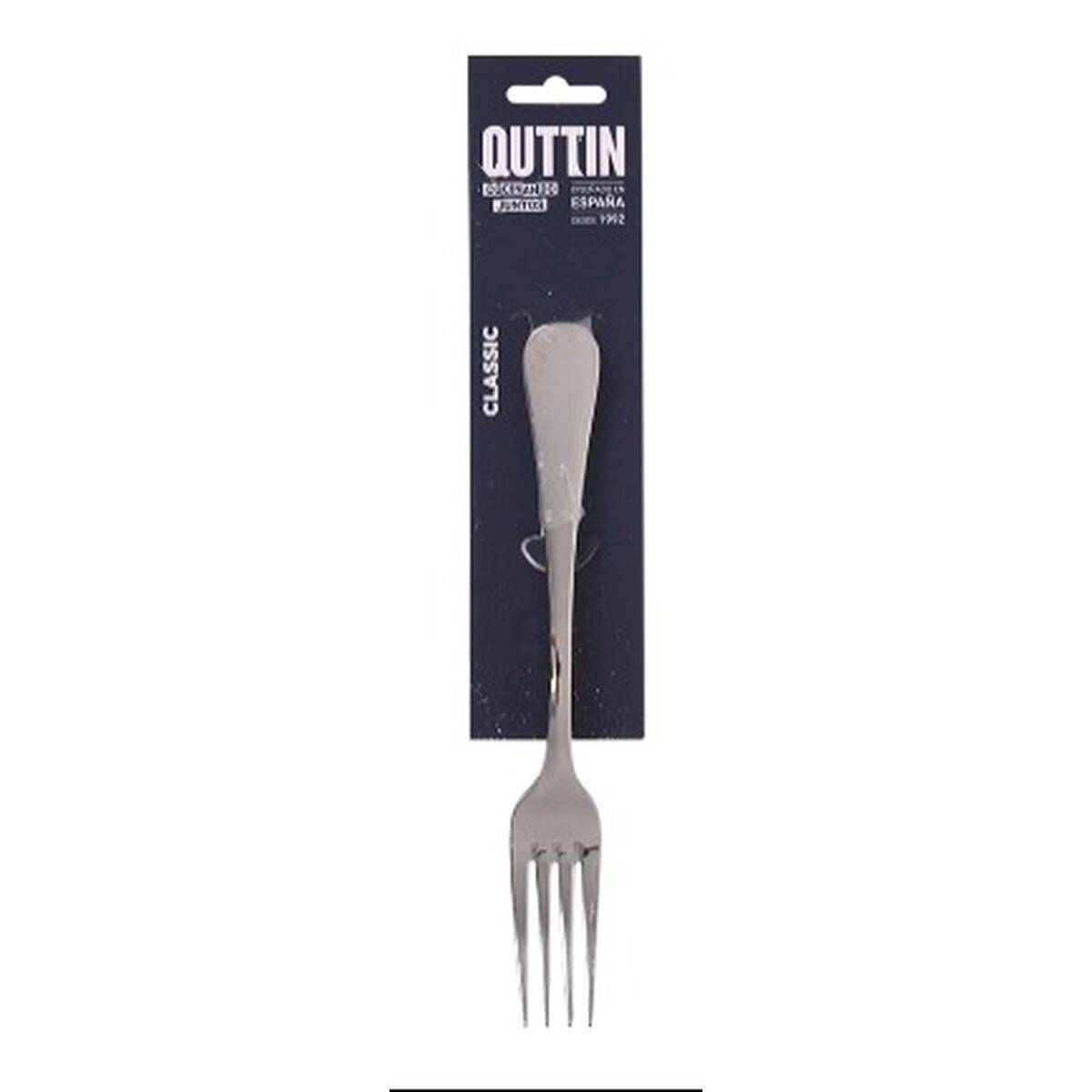 Tenedor Quttin Classic 20 x 2,5 cm 2 mm 3 Piezas (12 Unidades)