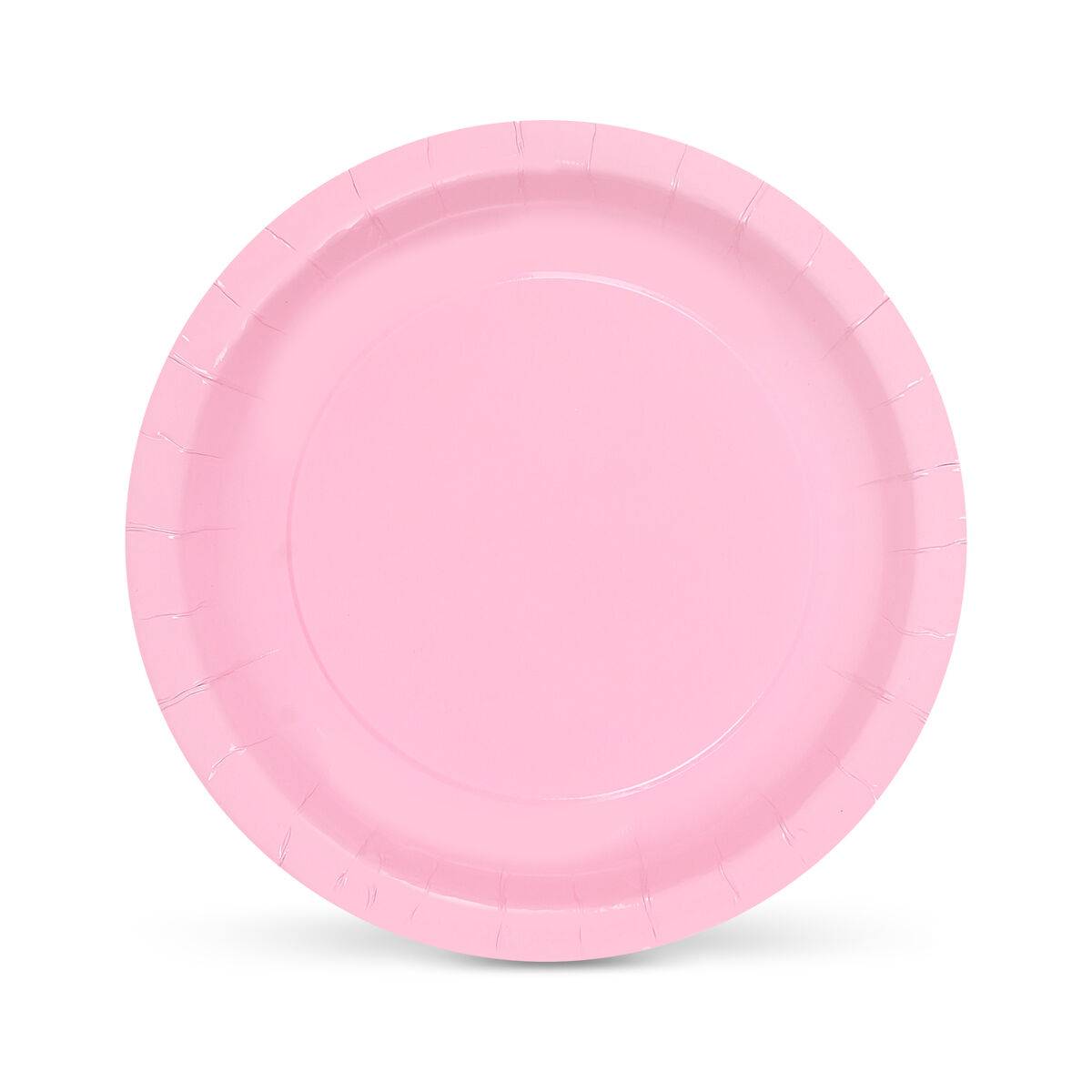 Set de Platos Algon Rosa 20 cm 10 Piezas (24 Unidades)