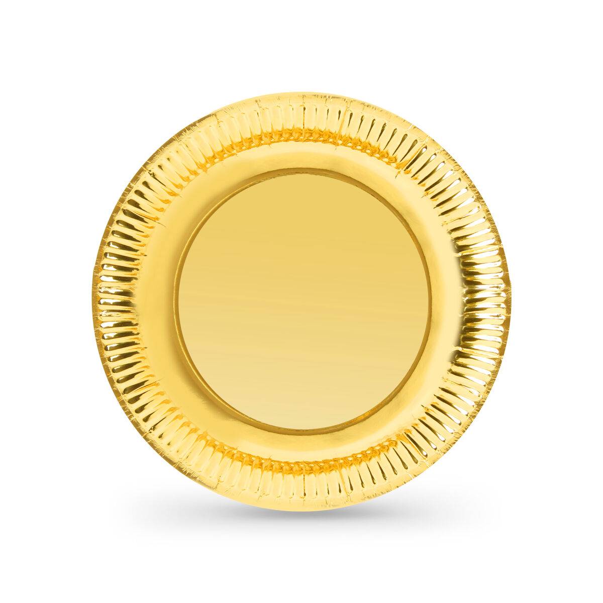 Set de Platos Algon Dorado 23 cm 10 Piezas (18 Unidades)