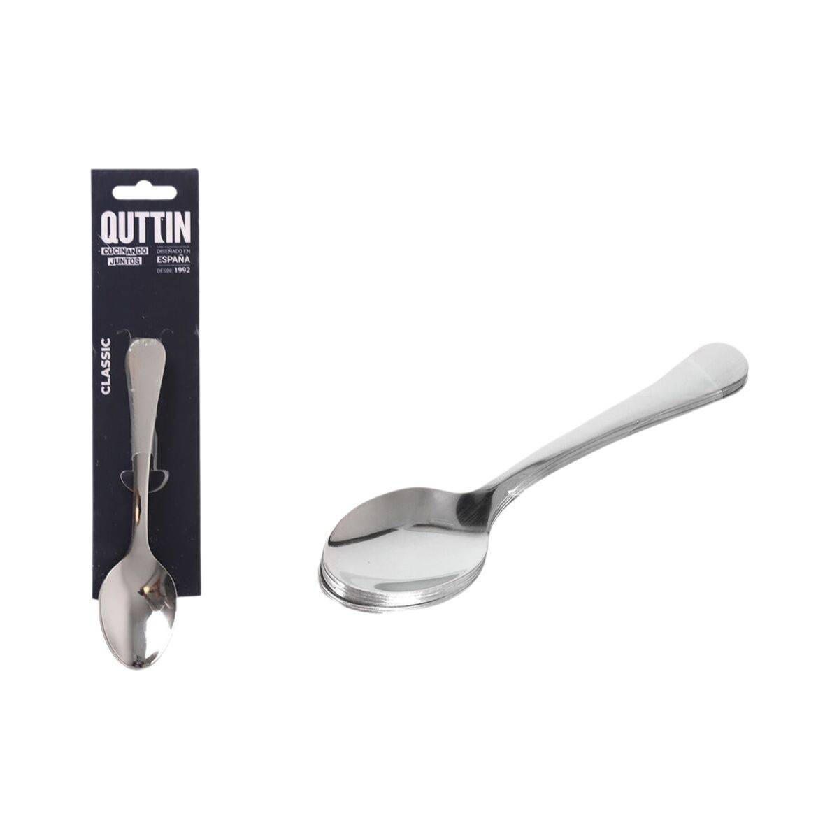 Cuchara de Postre Quttin Classic 6 Piezas (12 Unidades)