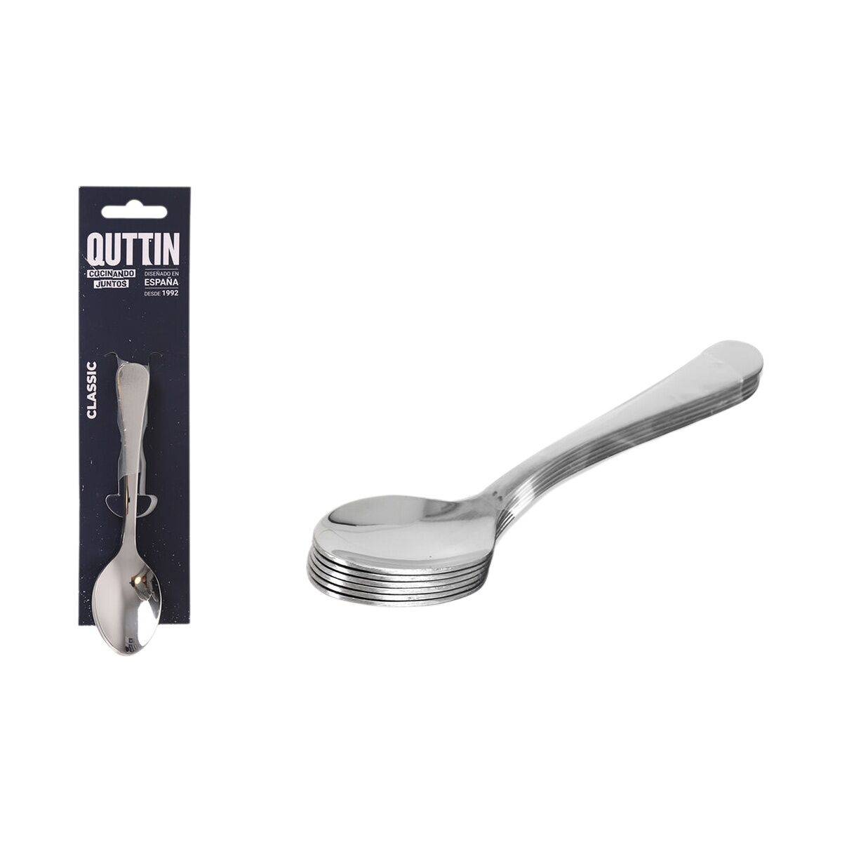 Cuchara de Postre Quttin Classic 6 Piezas (12 Unidades)