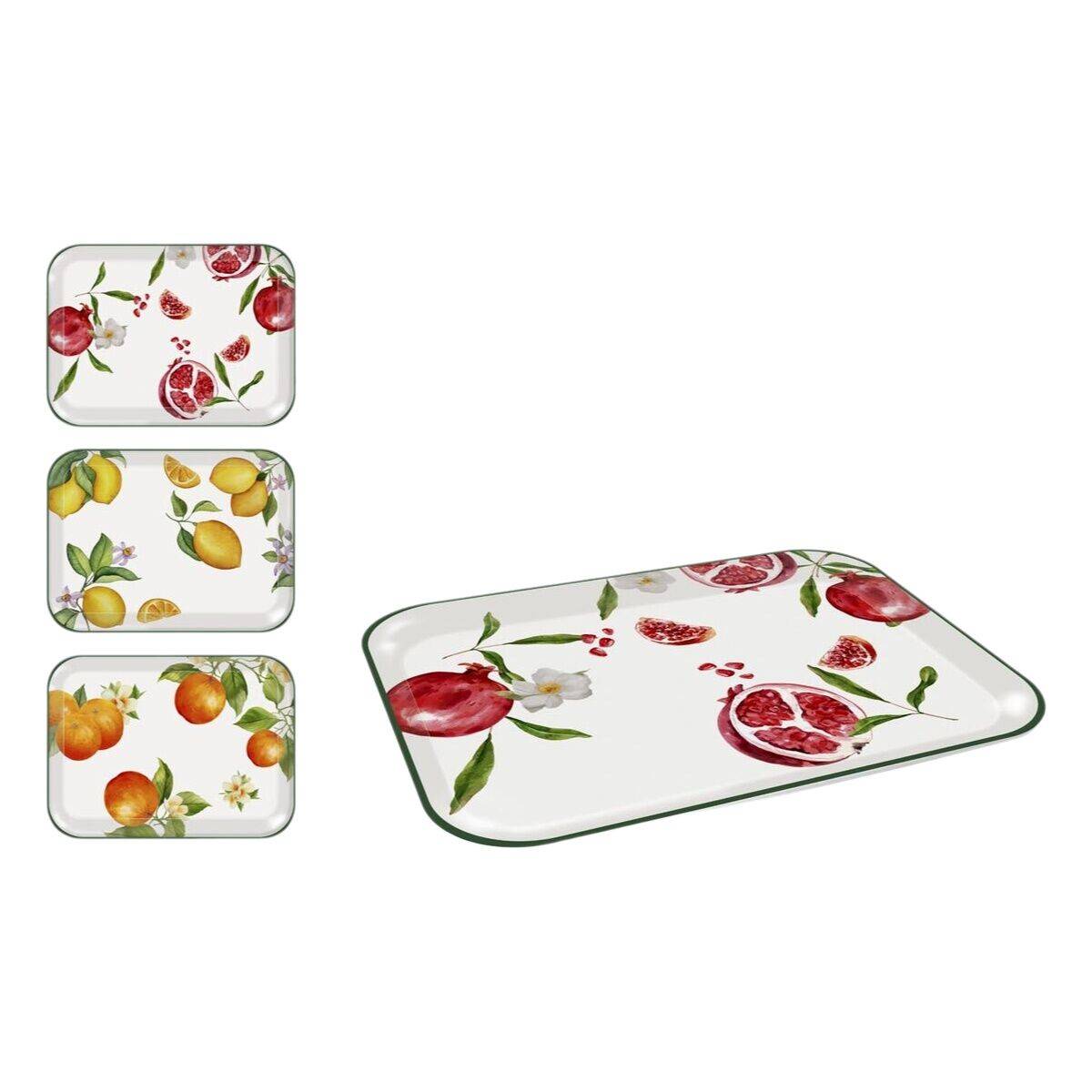 Bandeja La Mediterránea 42 x 31 cm Frutas 9 Unidades