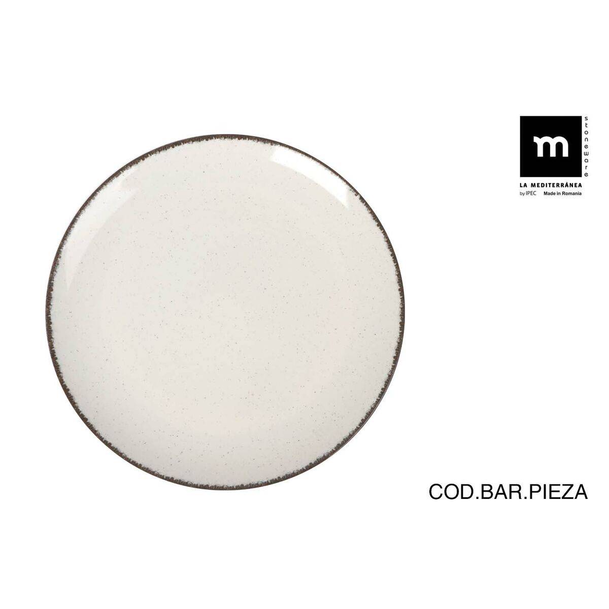 Plato Llano La Mediterránea Anllo Ø 26 cm (6 Unidades)