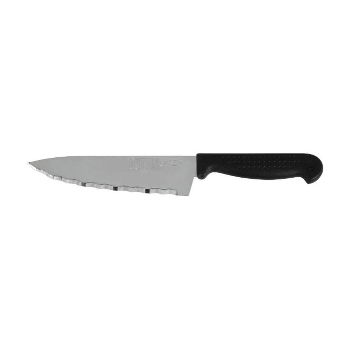 Cuchillo de Cocina Quttin Laser Negro Plateado 28 x 6 x 1,3 cm (28 Unidades)