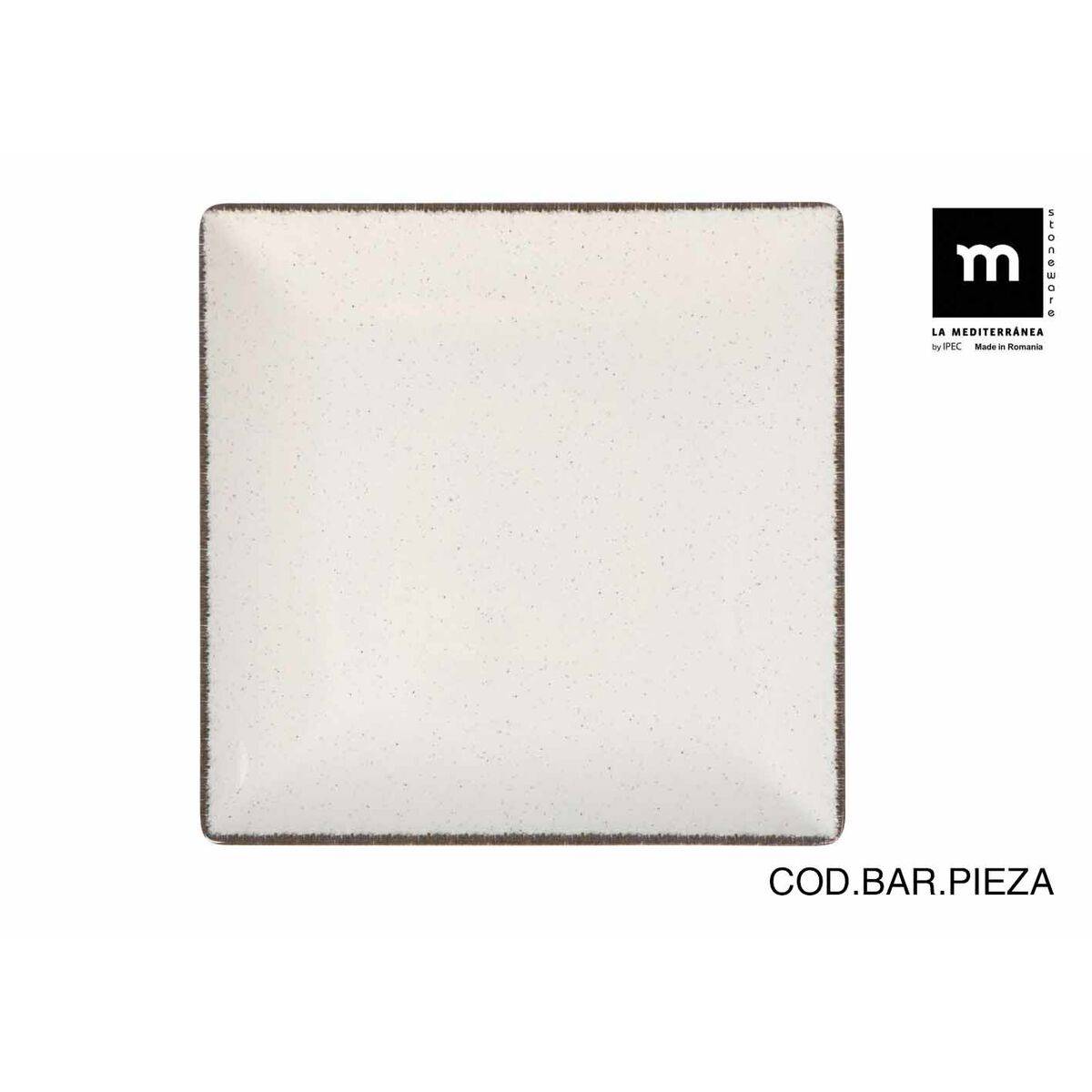 Plato Llano La Mediterránea Anllo 24 x 24 x 2 cm (6 Unidades)