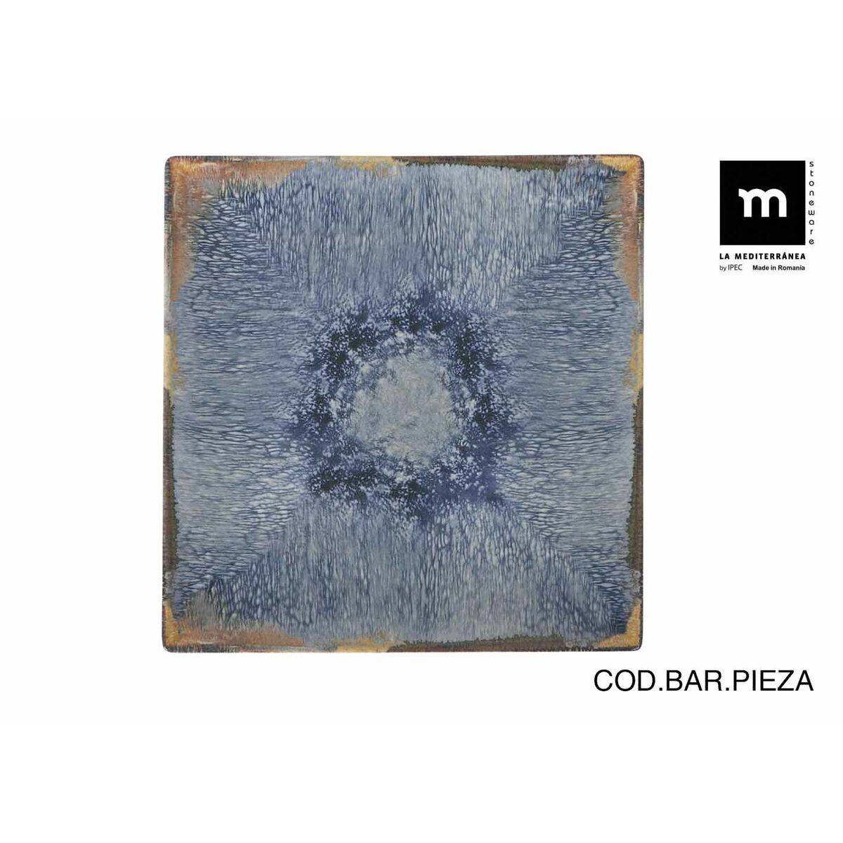Plato Llano La Mediterránea Aelia 24 x 24 x 2 cm (6 Unidades)