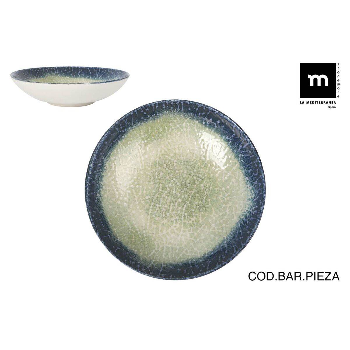 Plato Hondo La Mediterránea Olaf Ø 21 cm (12 Unidades)