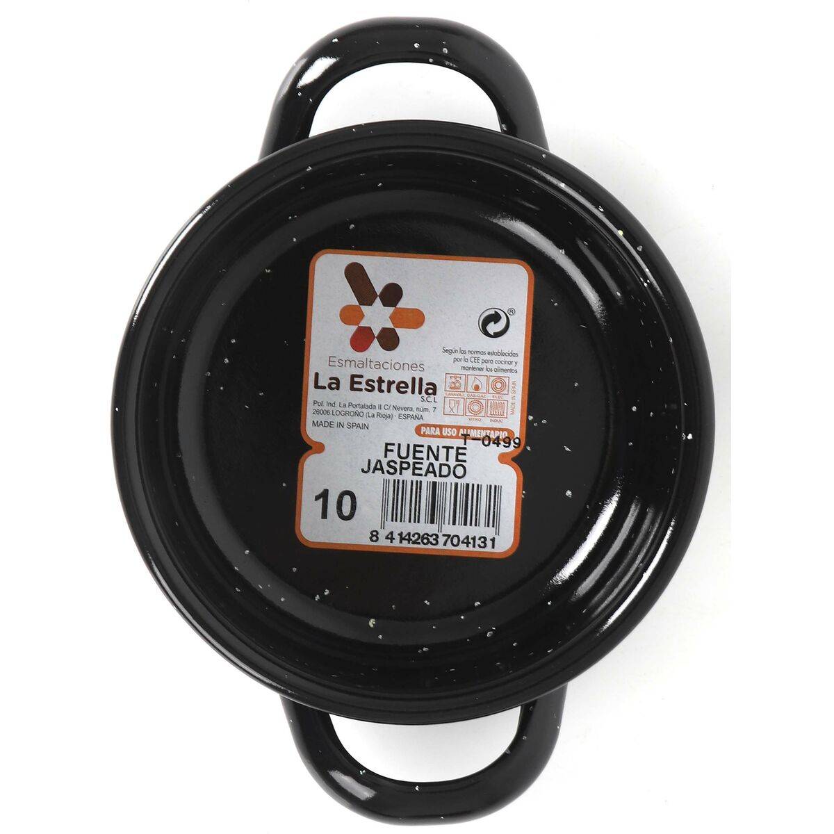 Cazuela La Estrella Jaspeada 200 ml 16 x 10 x 4 cm (12 Unidades)