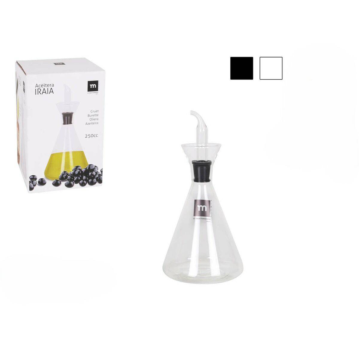 Aceitera La Mediterránea Transparente Vidrio de Borosilicato 250 ml (8 Unidades)