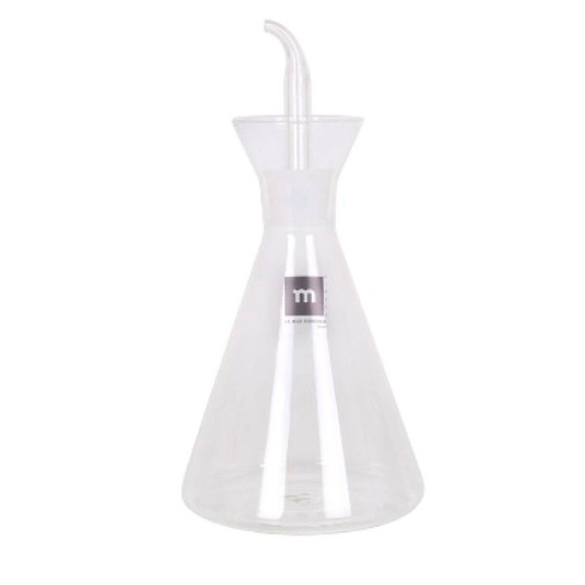 Aceitera La Mediterránea Iraia Transparente Vidrio de Borosilicato 500 ml (6 Unidades)