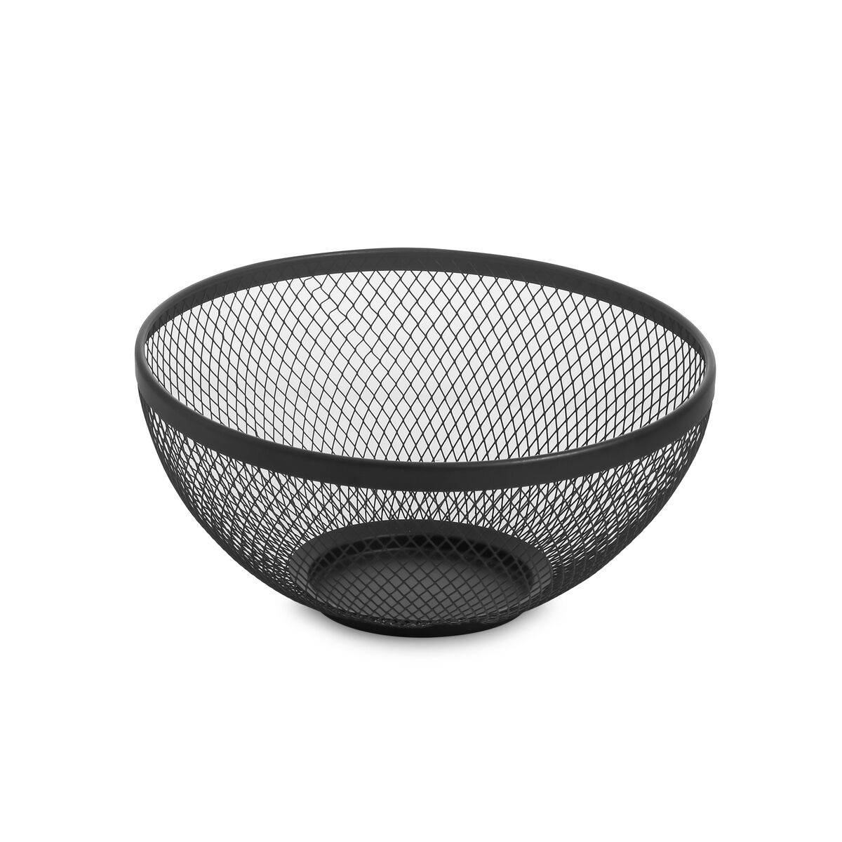 Frutero Confortime Negro Metal 26 x 12,5 cm (12 Unidades)
