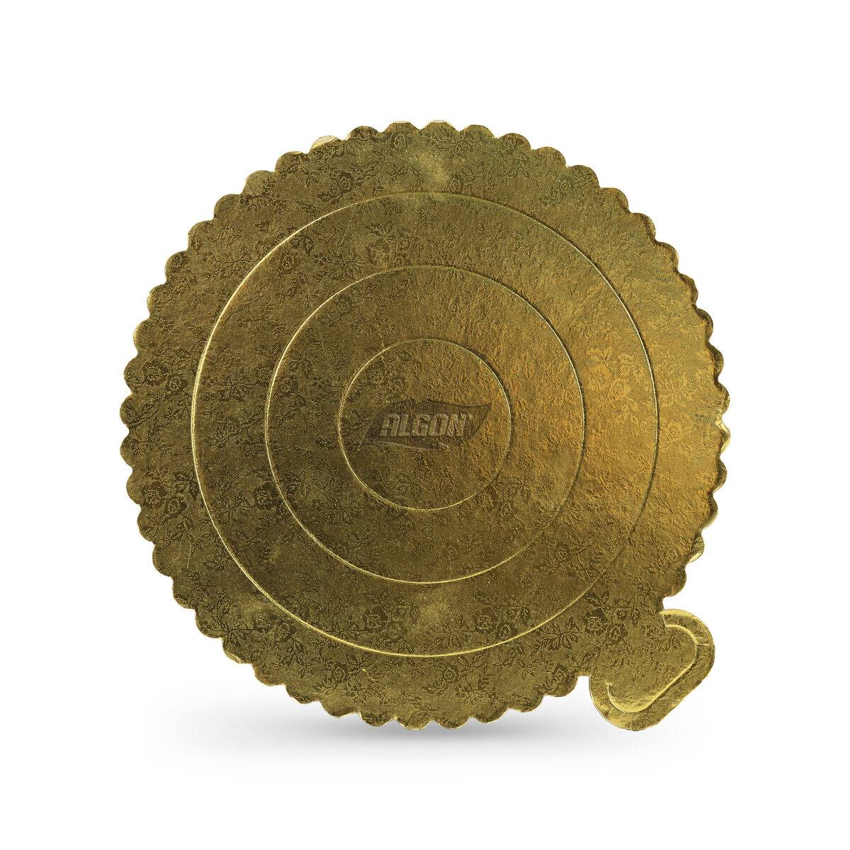Base para pastel Algon Dorado 30 x 30 cm (36 Unidades)
